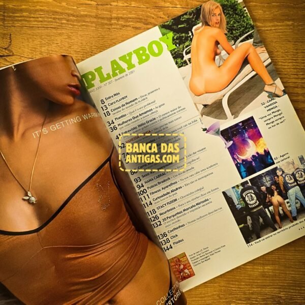 Revista Playboy - Edição Vanessa Menga - Fevereiro de 2001