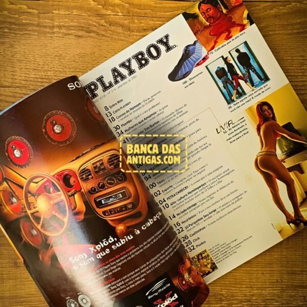 Revista Playboy - Livia Andrade - Edição de Setembro 2001