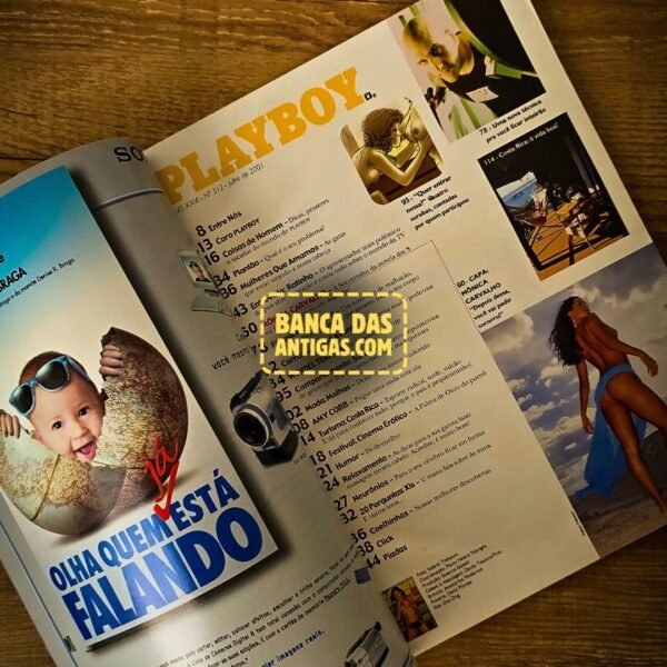 Revista Playboy - Mônica Carvalho Edição de Julho de 2001
