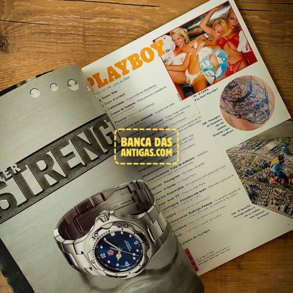 Revista Playboy - Axé Blond - Junho de 2000