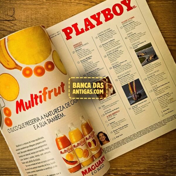 Revista Playboy - Edição Karmita Medeiros - Fevereiro de 1991
