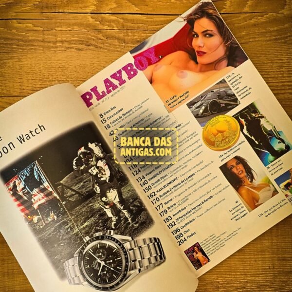 Revista Playboy - Michelli Machri - Agosto de 2001