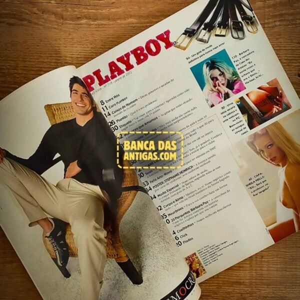 Revista Playboy - Edição Sheila Mello - Janeiro de 2002