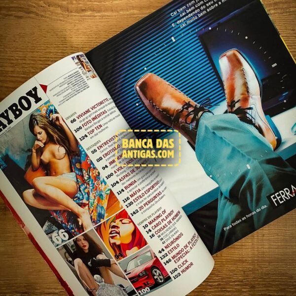 Viviane Victorette Pelada Revista Playboy
