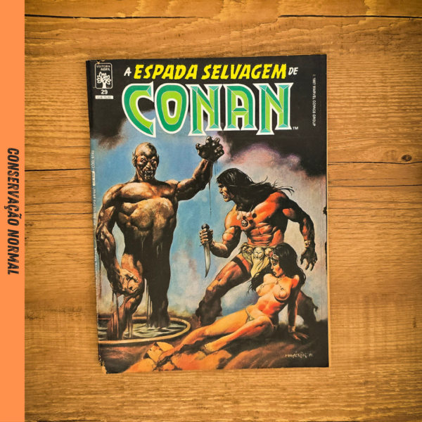 Revista A Espada Selvagem de Conan - Edição n° 29 - Março de 1987