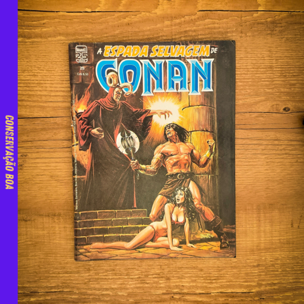 Revista A Espada Selvagem de Conan - Edição n° 25 - Novembro de 1986