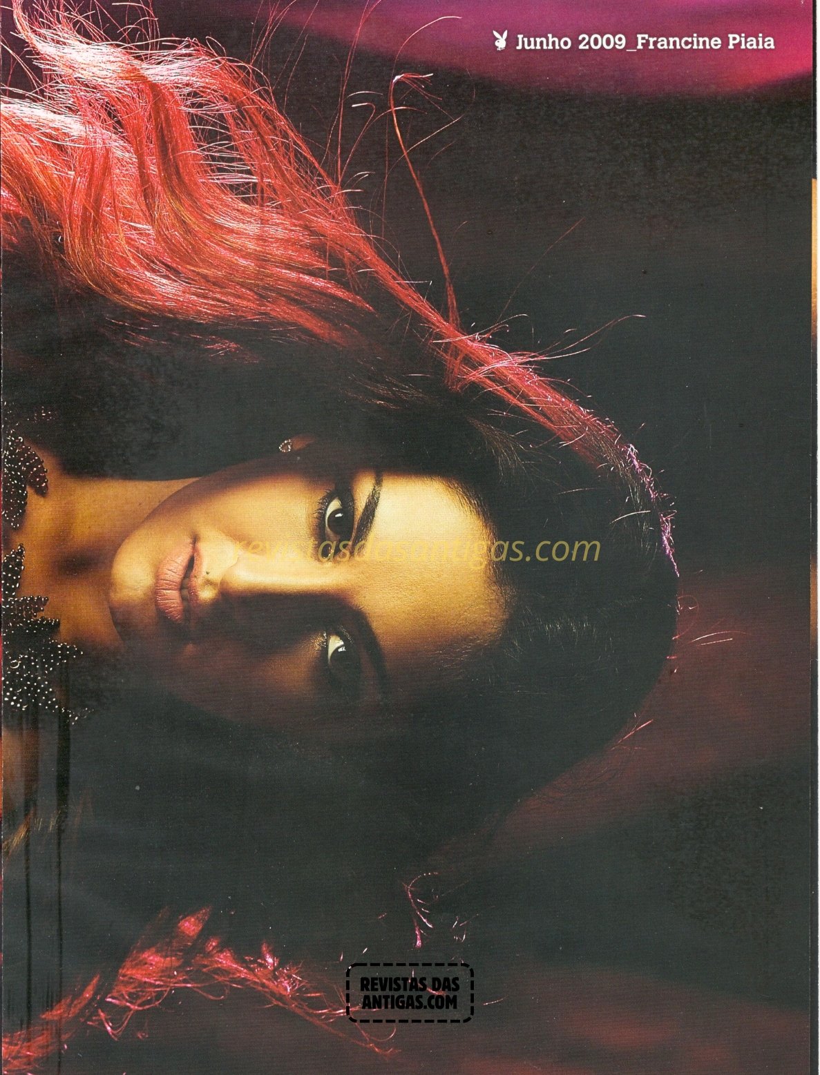 Francine Piaia em Fotos Nuas Escaneadas da Playboy, sem censura