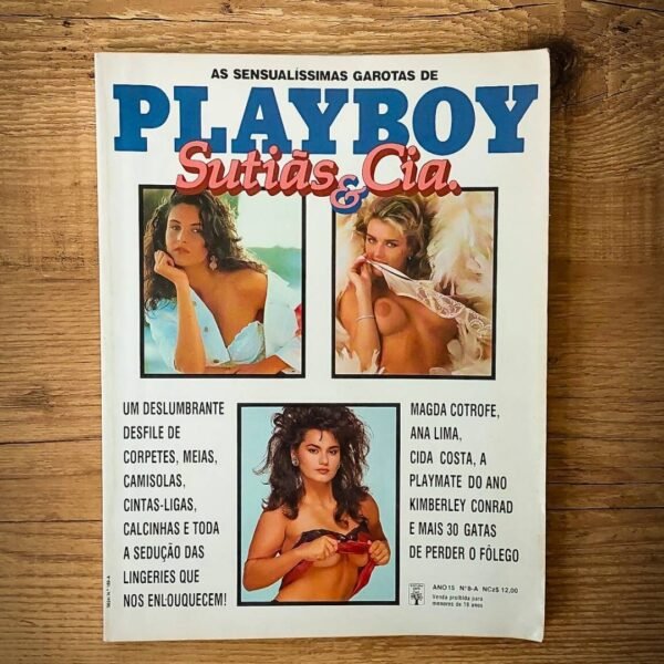Revista Playboy 1989 Especial Sutiãs & Cia Fotos Peladas