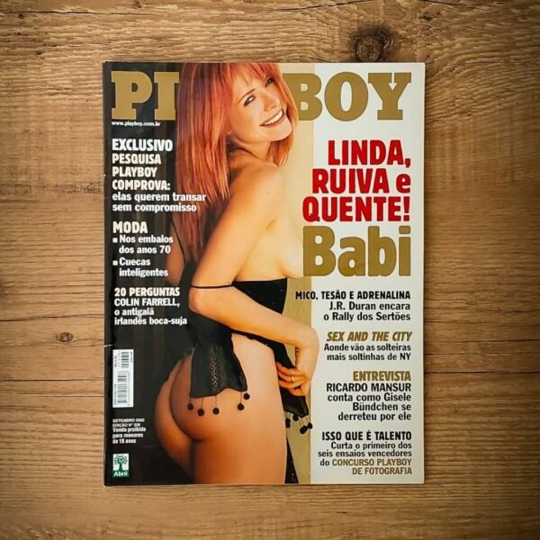 Babi Xavier Pelada Playboy