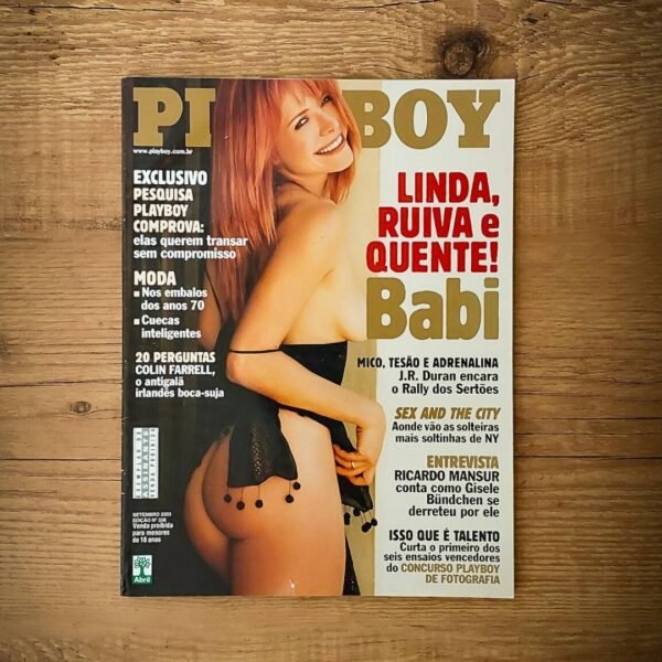 Babi Xavier Pelada Playboy
