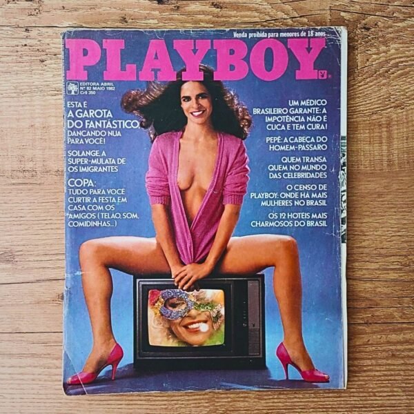 Garota do Fantástico Playboy 1982 Pelada