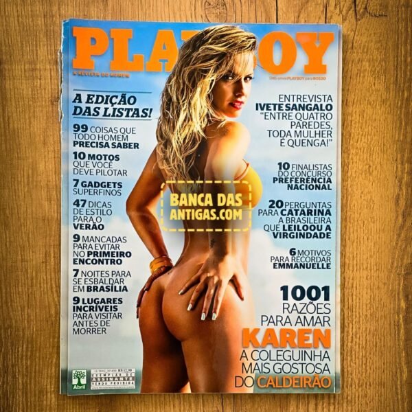Karen Kounrouzan Playboy 2012 Pelada