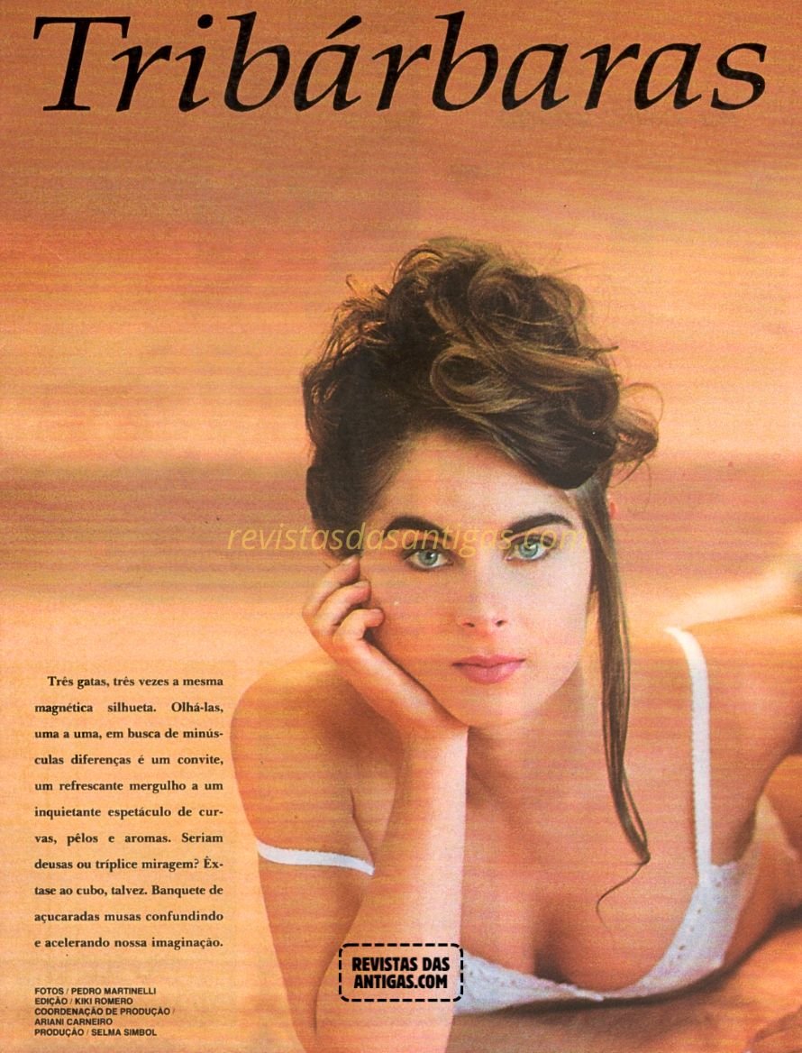 Trigêmeas em Fotos Nuas restauradas da Playboy, sem censura