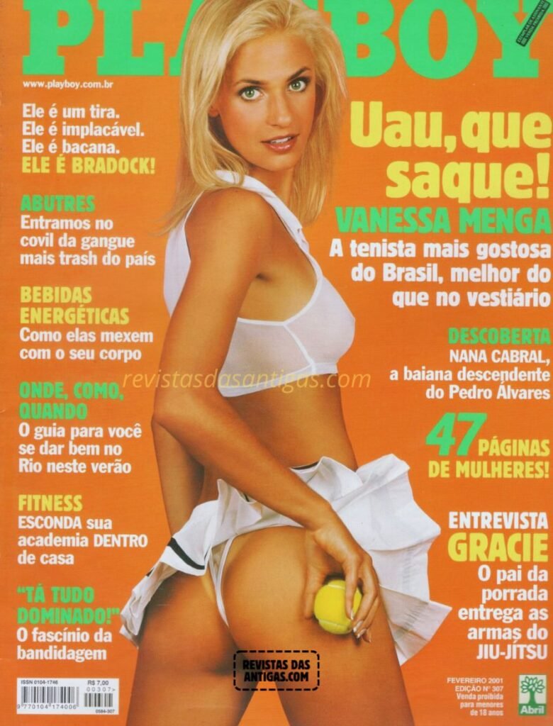 Vanessa Menga em Fotos Nuas escaneadas da Playboy, sem censura