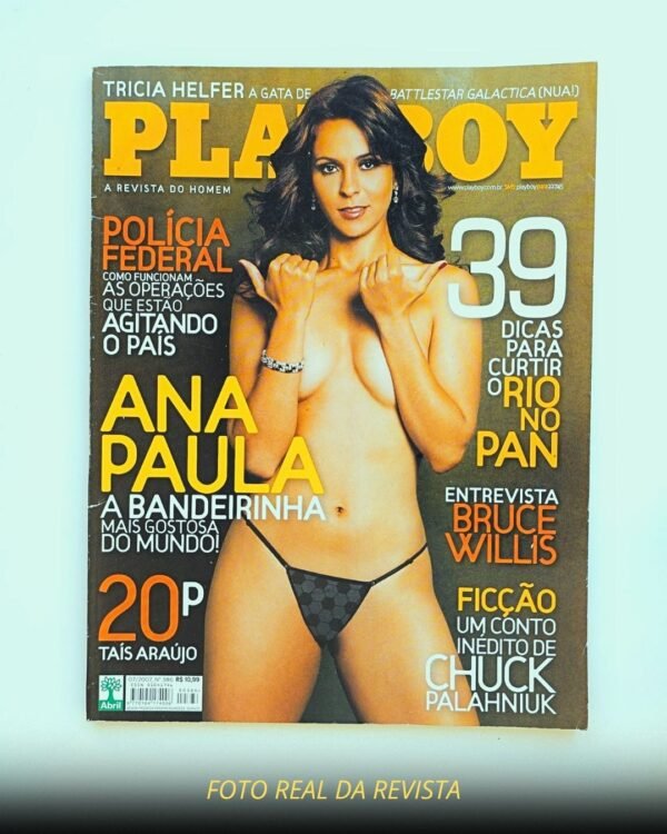 Ana Paula Oliveira Playboy 2007 Pelada