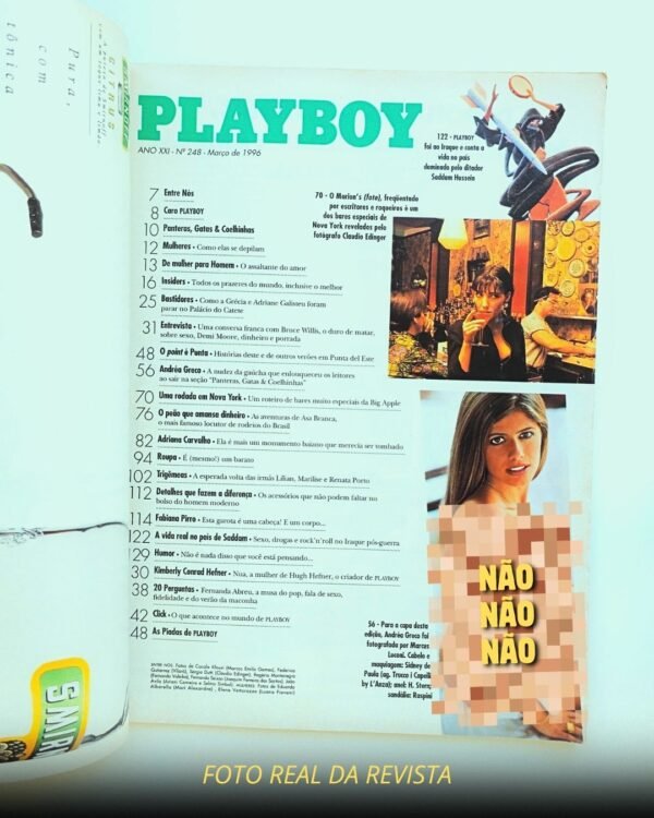 Andréa Greco Playboy 1996 Pelada