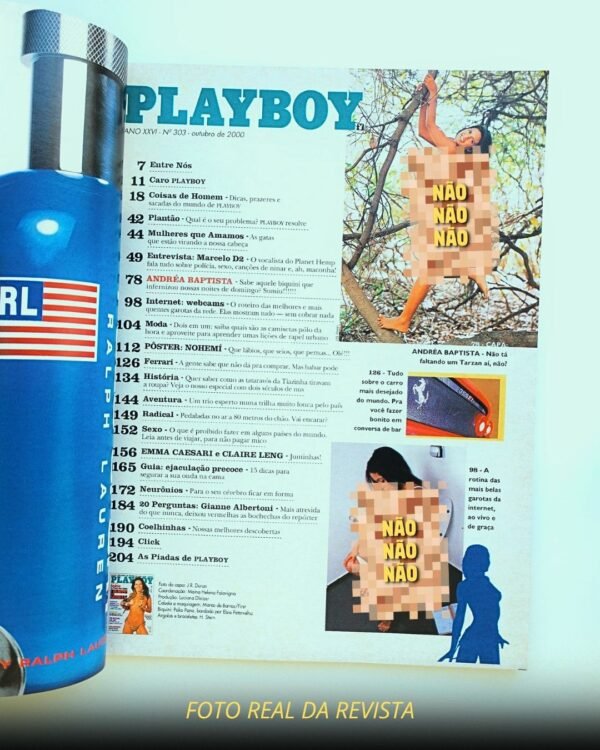 Andréa Greco Playboy 1996 Pelada