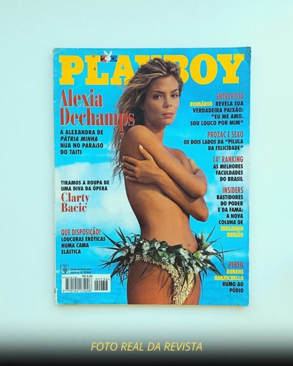 Alexia Dechamps pelada na Playboy de março de 1995