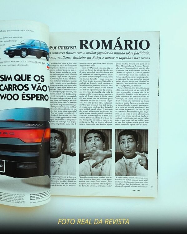 Alexia Dechamps pelada na Playboy de março de 1995