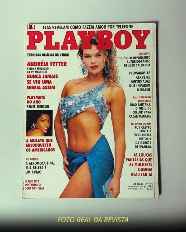 Andréia Fetter Pelada na Playboy de Outubro de 1990