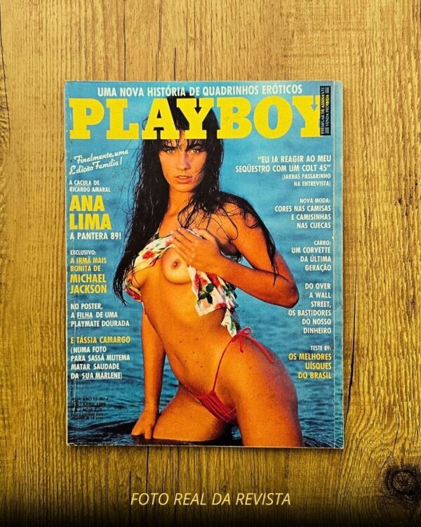 Ana Lima Playboy 1989 Pelada