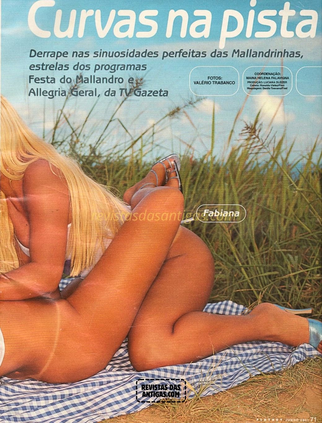 Malandrinhas em Fotos Peladas escaneadas da Playboy, sem censura