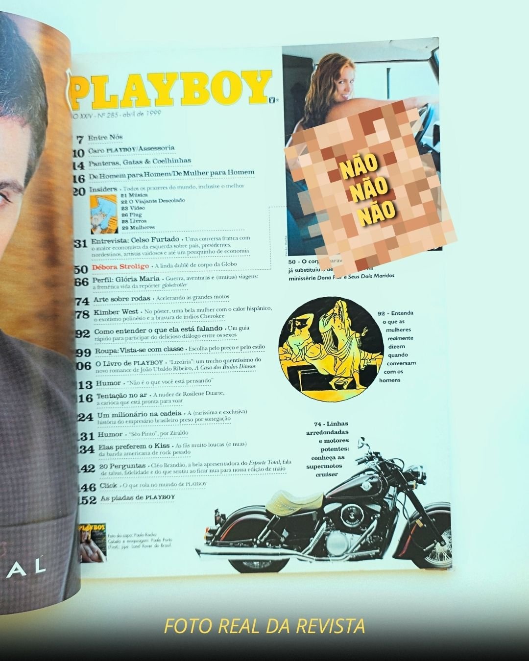 Débora Stroglio Playboy 1999 Pelada