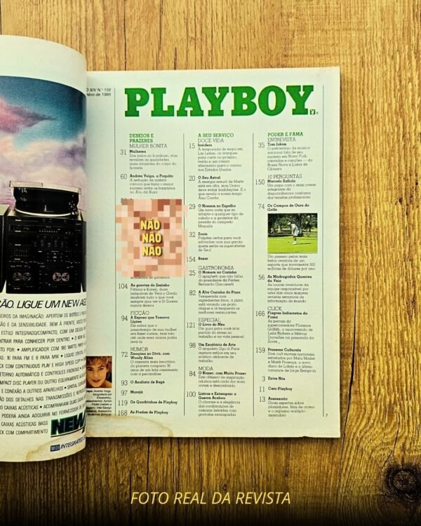 Andrea Veiga Pelada na Playboy