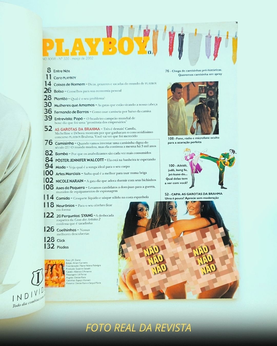 Garotas da Brahma Playboy 2002 Pelada