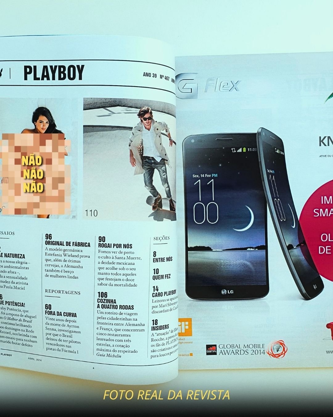 Gaby Potência Playboy 2014 Pelada