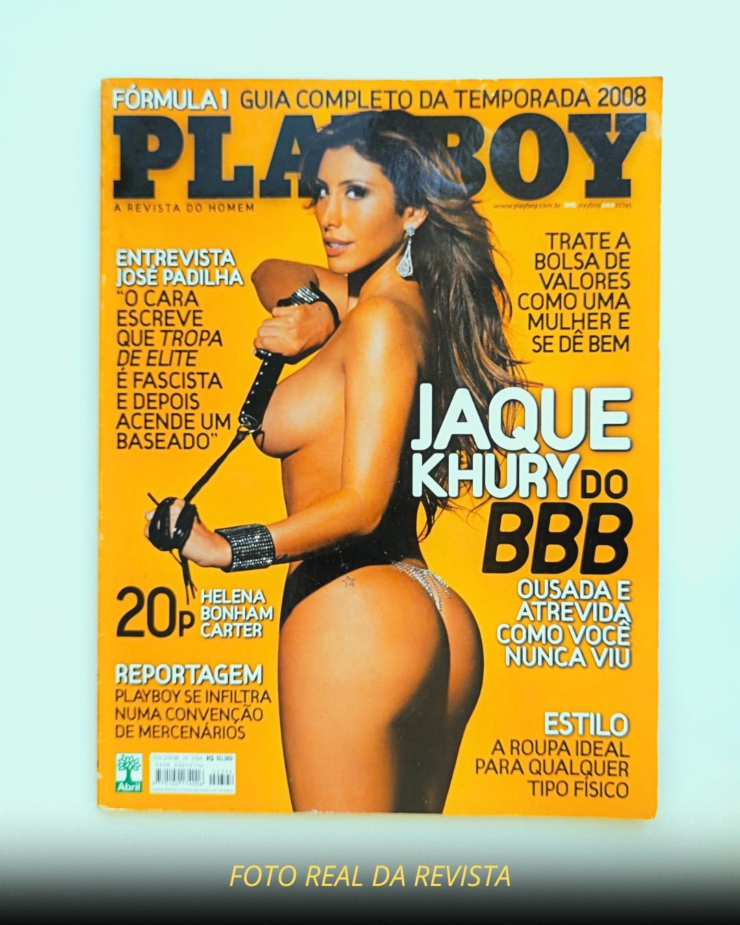Jaque Khury Playboy 2008 Pelada