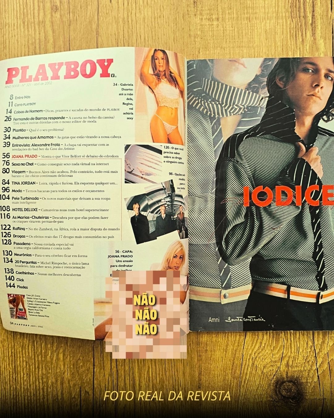 Joana Prado Playboy 2002 Pelada