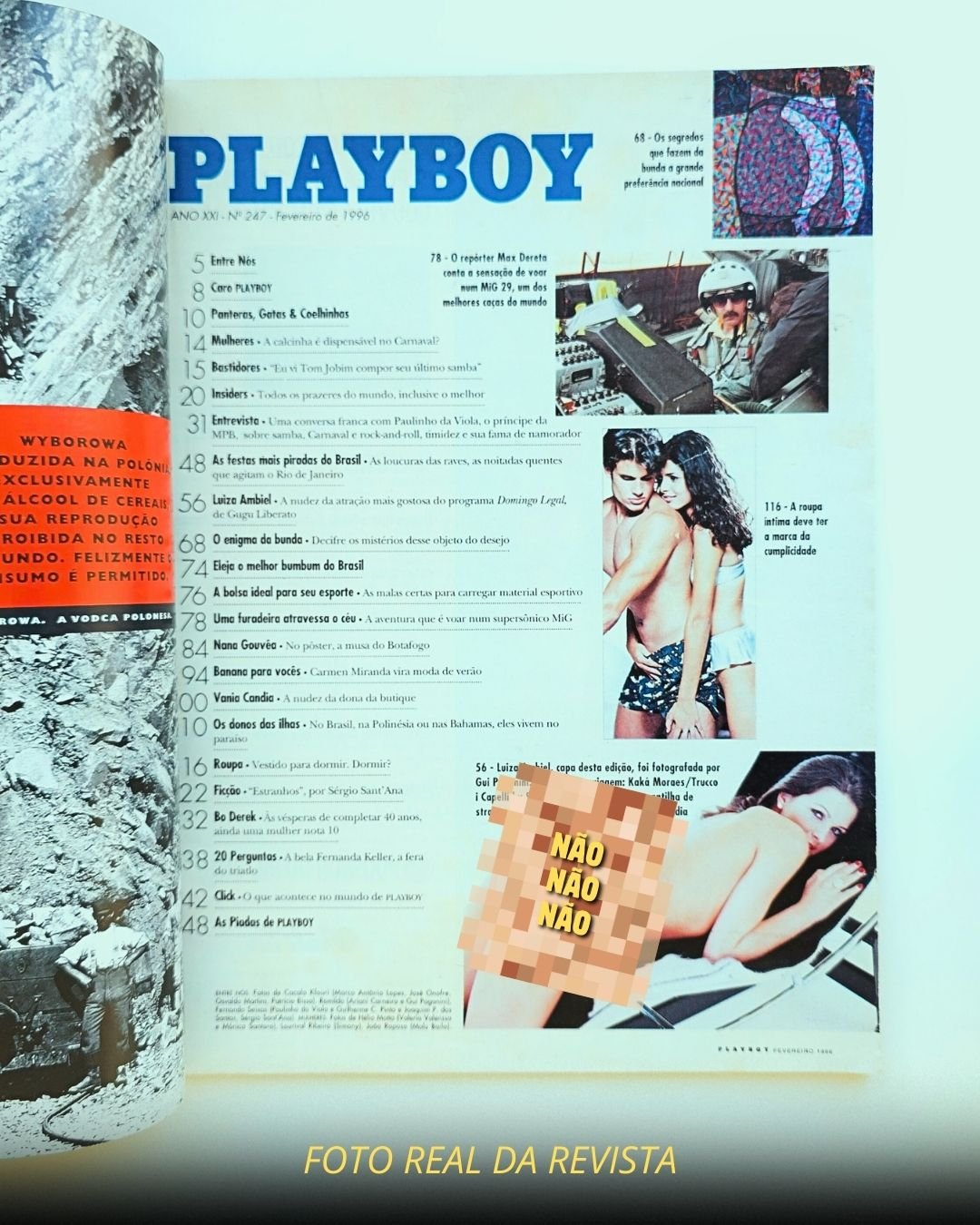 Luiza Ambiel Playboy 1996 Pelada