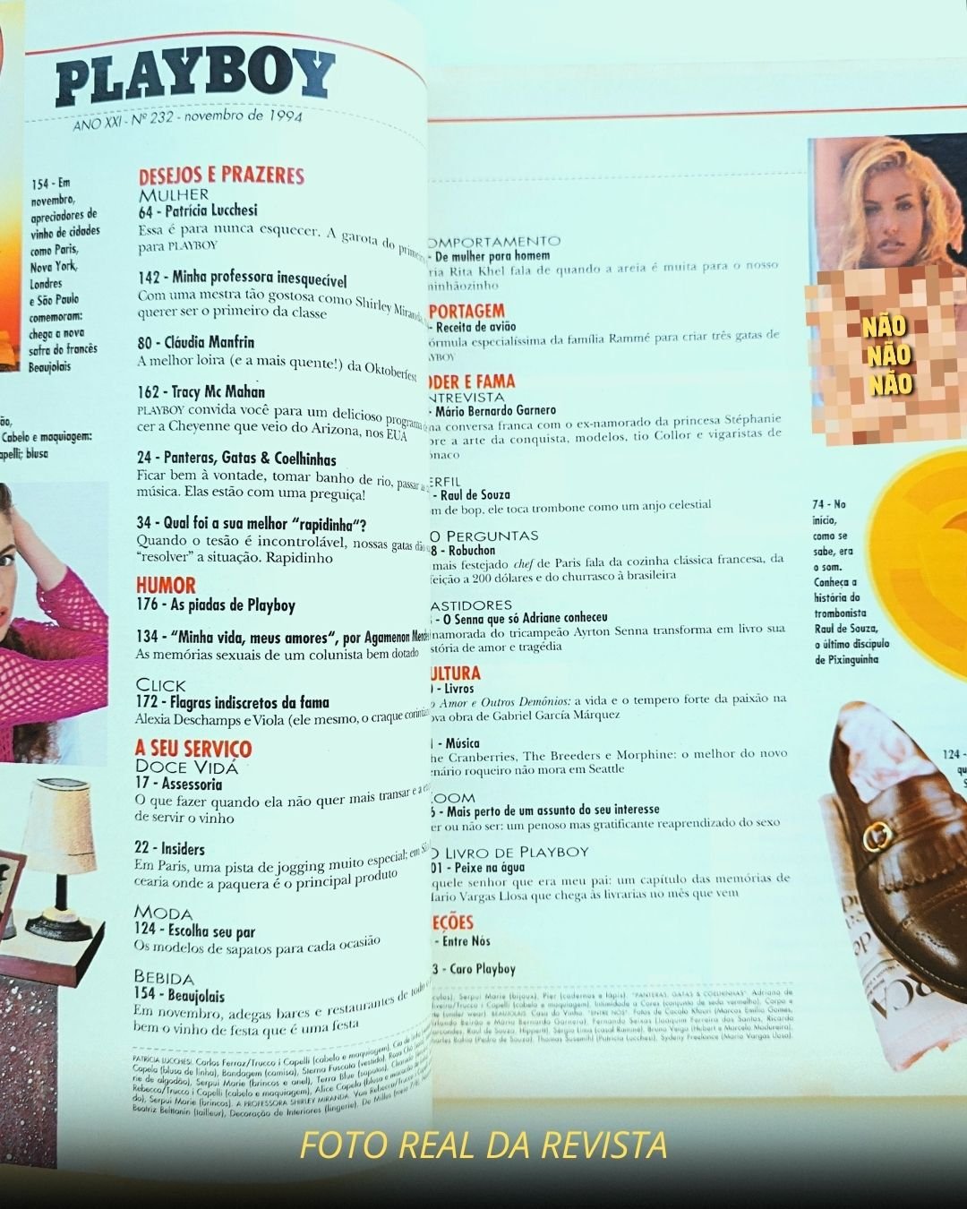 Patrícia Lucchesi Playboy 1994 Pelada