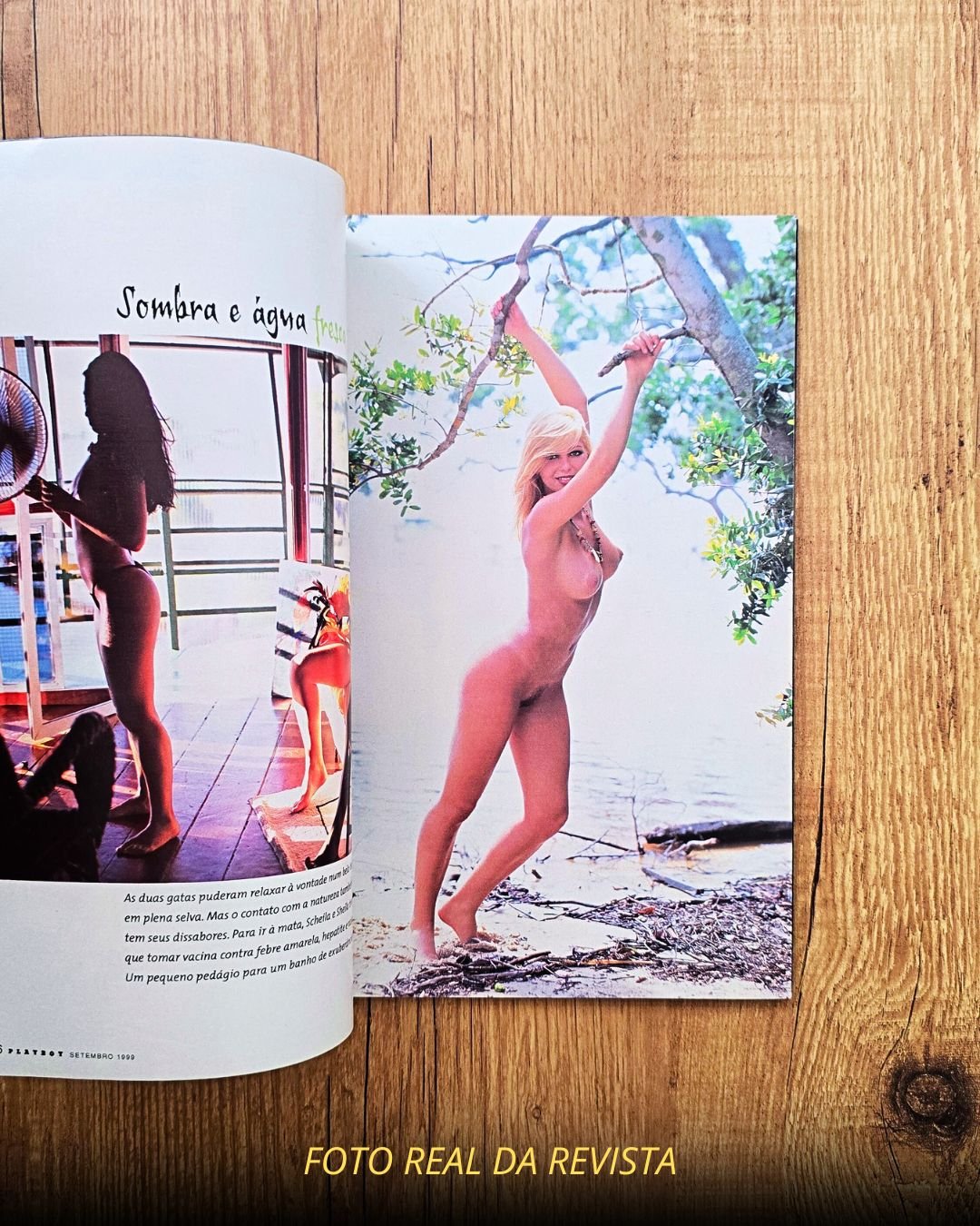 Sheila e Scheila Playboy 1999 Pelada