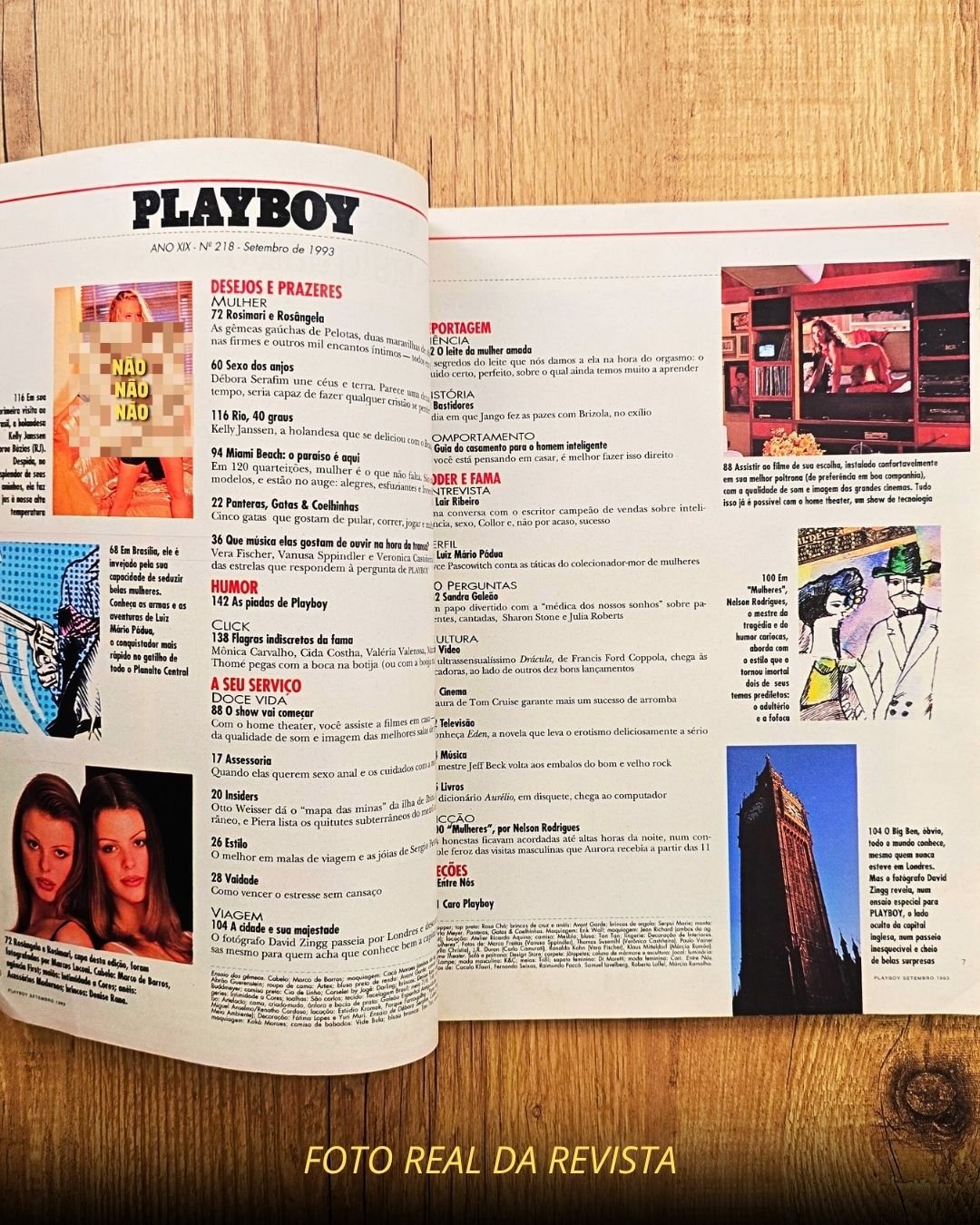 Rosimari e Rosangela Playboy 1993 Pelada