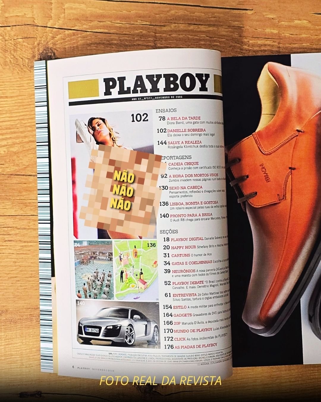 Daniellle Sobreira Playboy 2006 Pelada