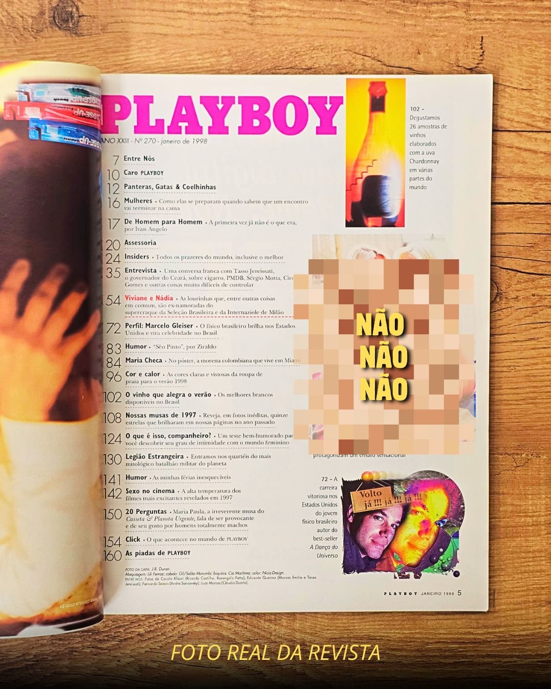 Ronaldinhas Playboy 1998 Pelada