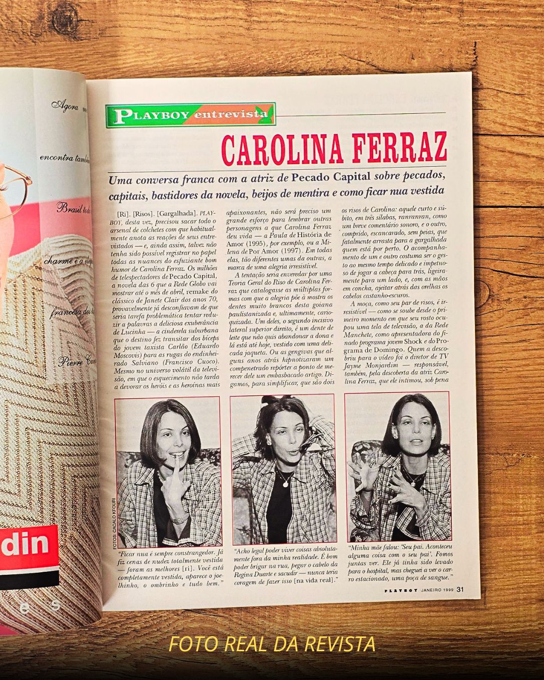 Revista Playboy – Edição Solange Frazão – Janeiro de 1999 - Imagem 4