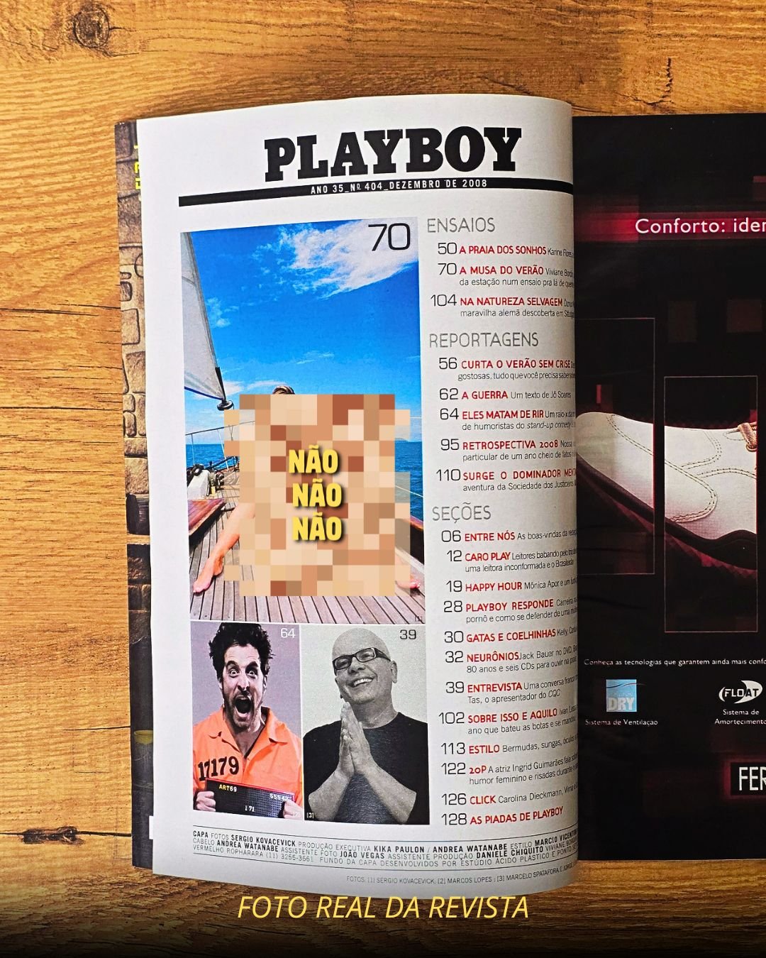 Revista Playboy – Edição Viviane Bordin – Janeiro de 2009 - Imagem 3