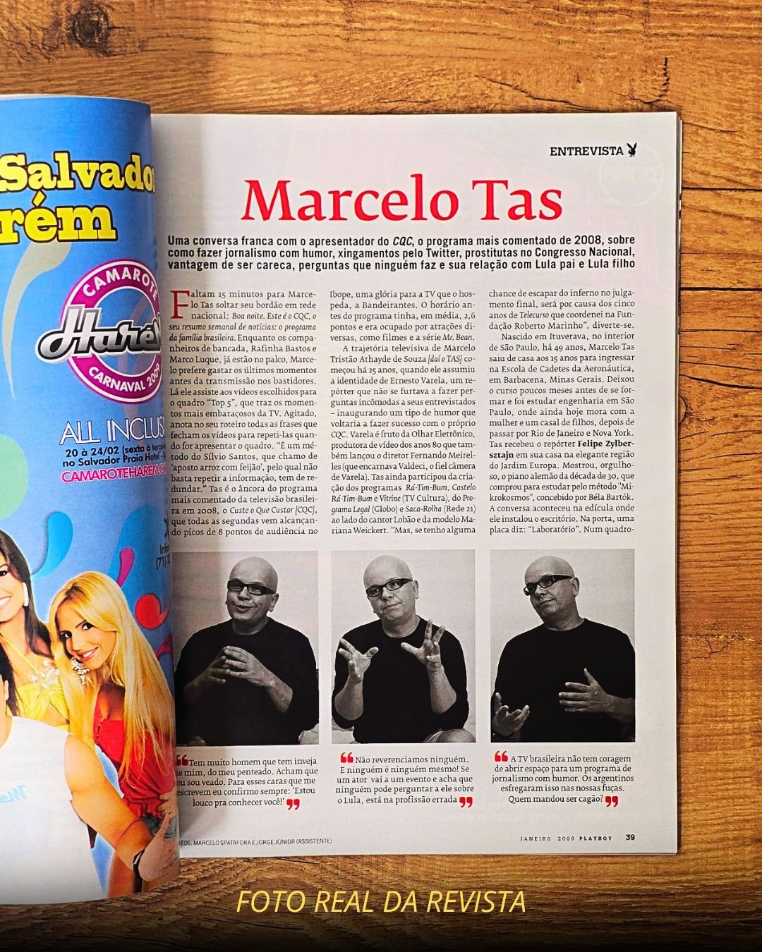 Revista Playboy – Edição Viviane Bordin – Janeiro de 2009 - Imagem 4