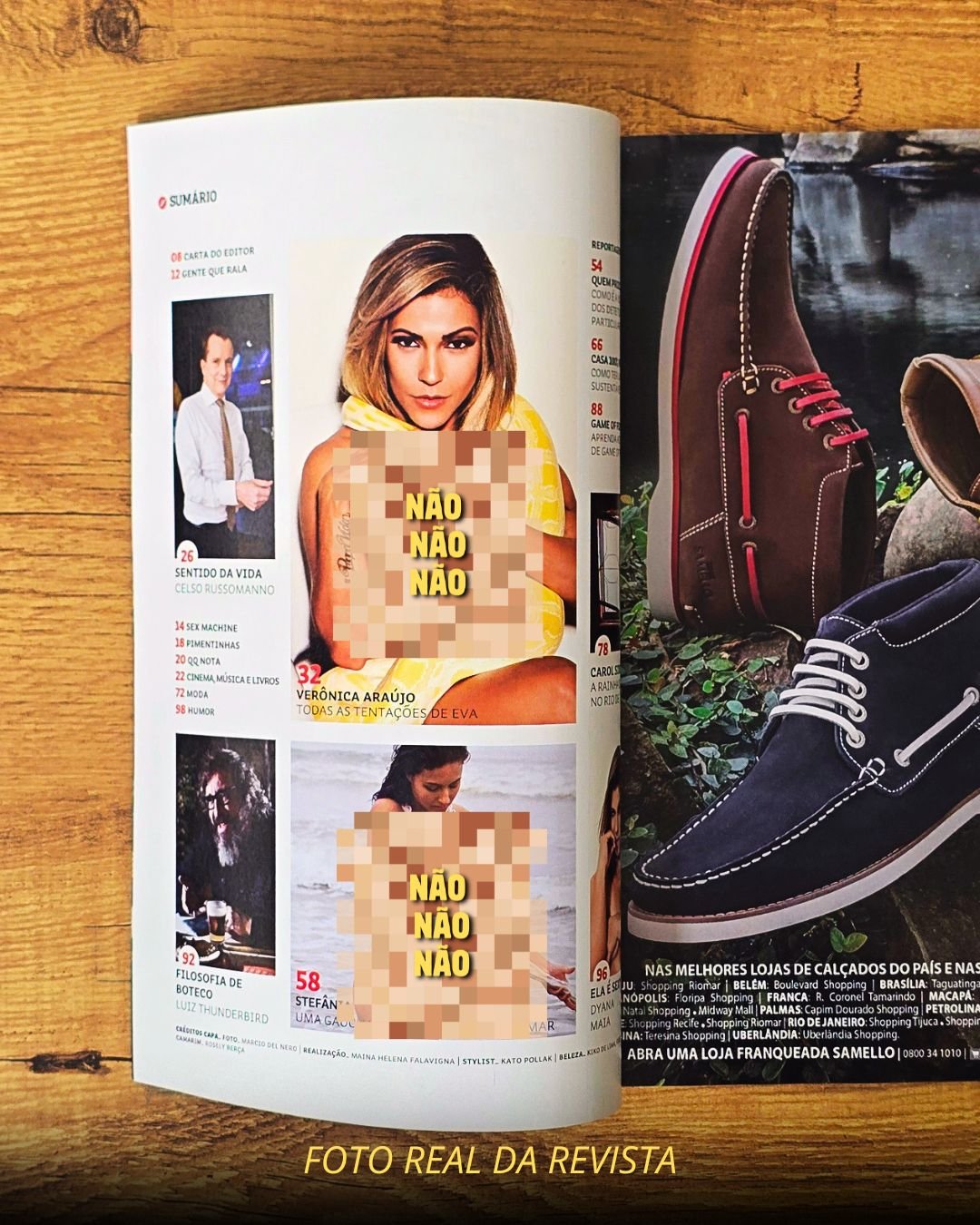 Revista Revista Sexy – Edição Verônica Araújo Sexy – Julho de 2015 - Imagem 3