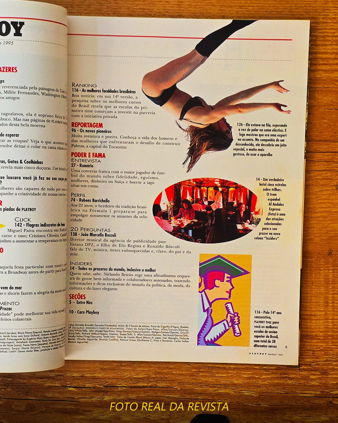 Revista Playboy – Edição Alexia Dechamps – Março de 1995 - Imagem 3