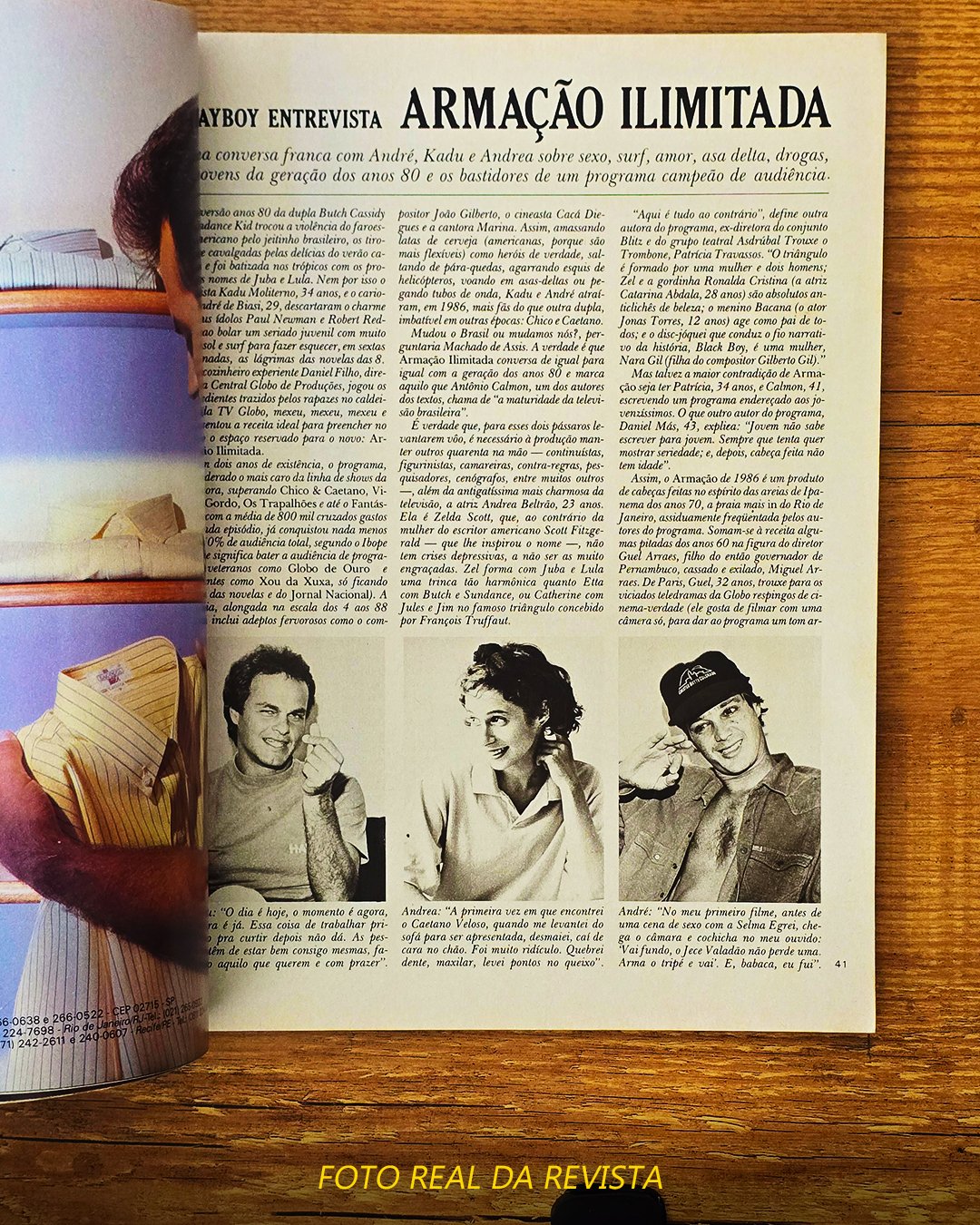 Revista Playboy – Edição Andrea Hetmanek – Janeiro de 1987 - Imagem 4