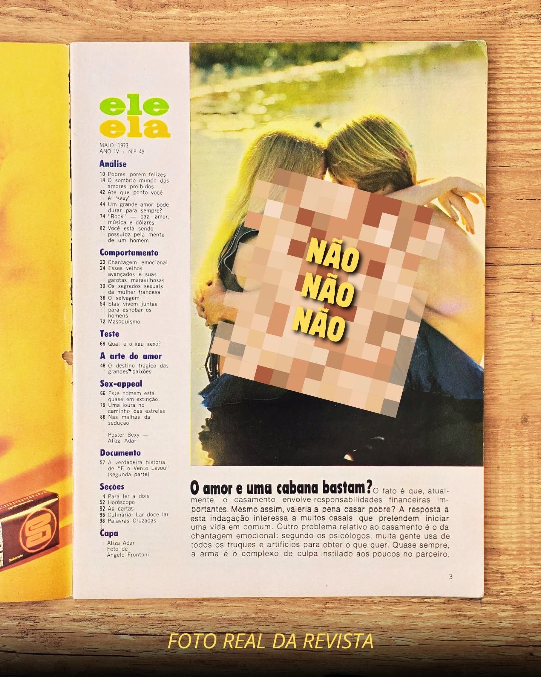 Revista Revista Ele Ela – Edição Ele Ela nº49 – Maio de 1973 - Imagem 3