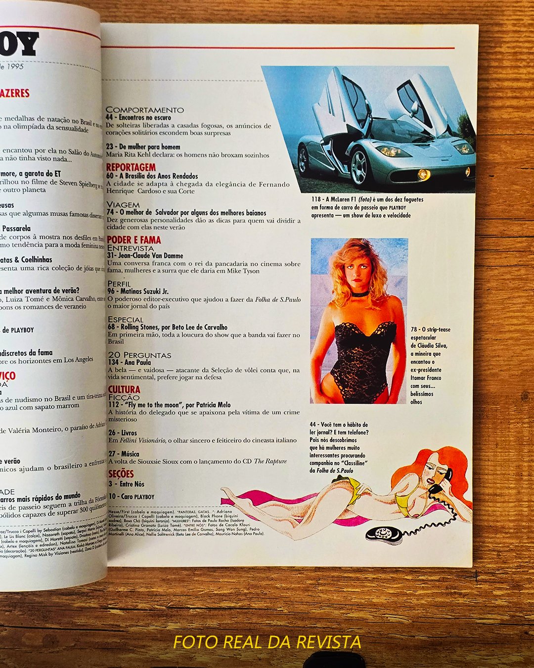Revista Playboy – Edição Ana Alice – Janeiro de 1995 - Imagem 3