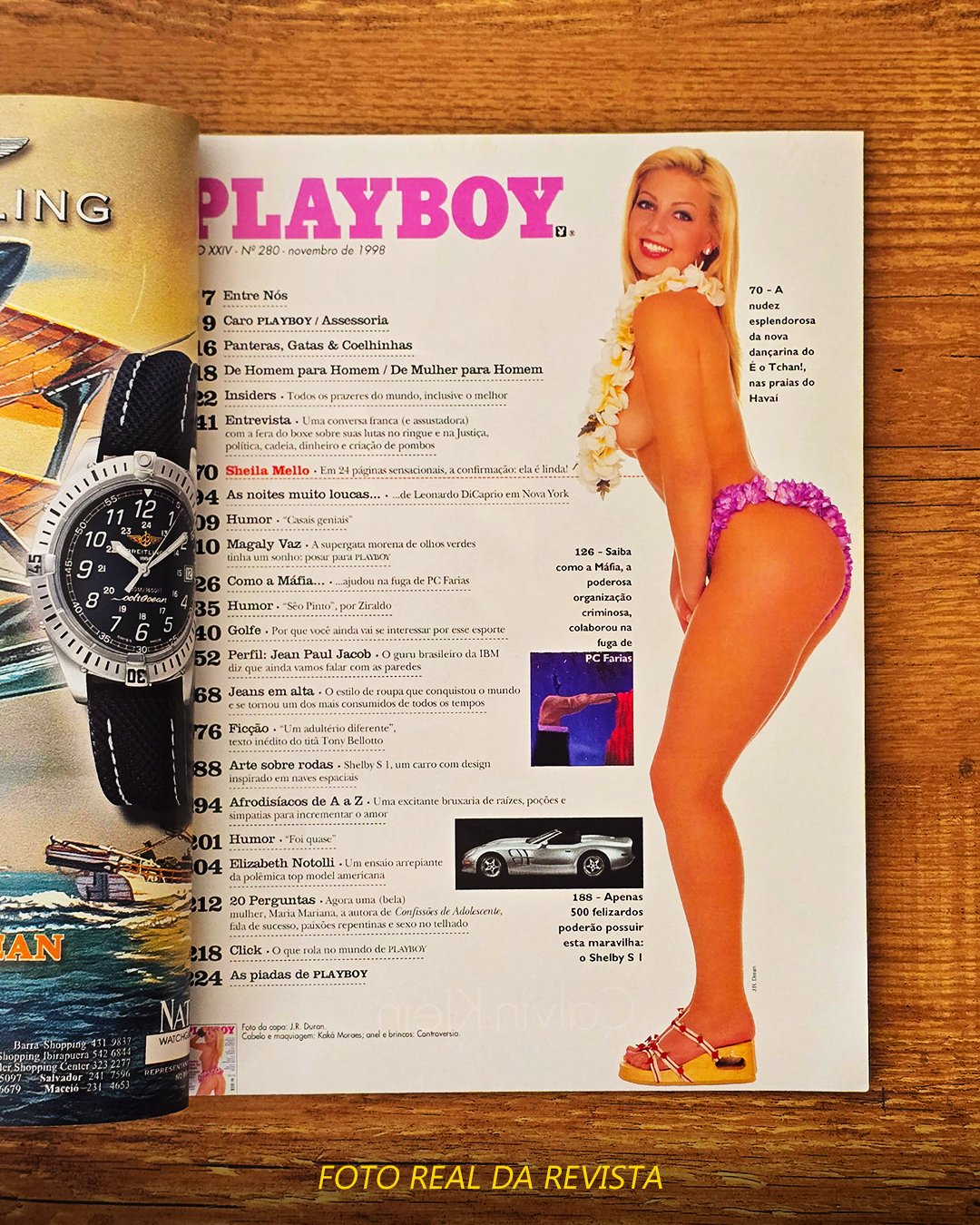 Sheila Mello Playboy 2002 Pelada