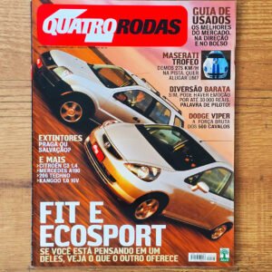 Revista Carros – Edição Guia 4 Rodas Ed.517 – Agosto de 2003