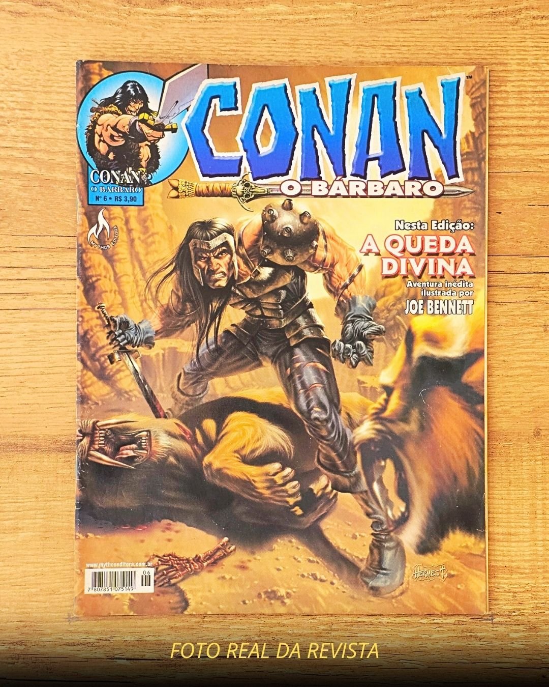 Revista Gibis e HQ's – Edição Espada Selvagem de Conan n82 – Agosto de 1991