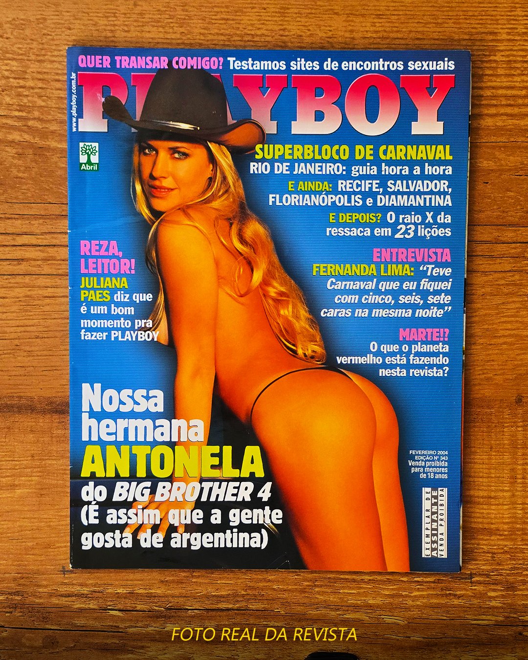 Antonela Avellaneda Playboy 2004 Pelada